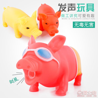 萌寵解壓新寵 義烏妙迪“寵太郎T”發聲發泄豬玩具測評